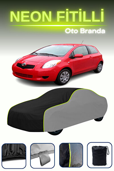 Cemku Shade رمادي-أسود-رمادي [تويوتا ياريس 3 أبواب 2008 - 2011] مشمع سيارة مت...