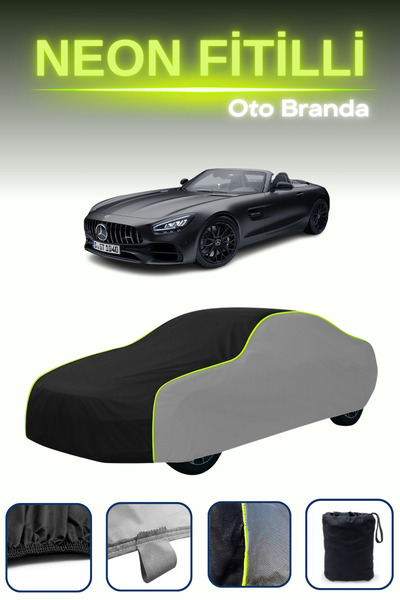 Cemku Shade رمادي-أسود-رمادي [مرسيدس-بنز Amg Gt رودستر] قماش مشمع سيارة نيون ...