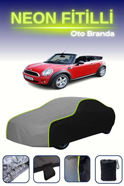 Cemku Fast أسود-رمادي-أسود [ميني كوبر كابريوليه 2009 - 2015] مشمع سيارة متواف...