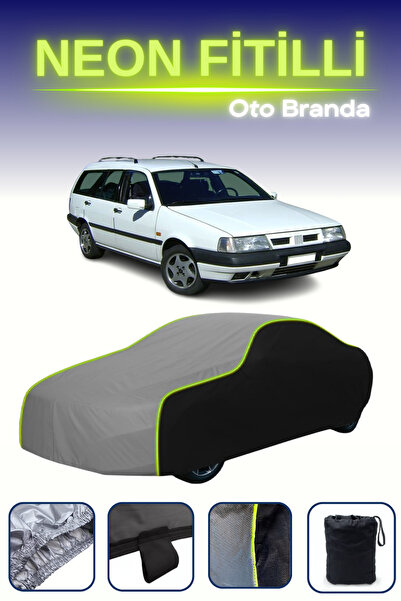 Cemku Fast أسود-رمادي-أسود [فيات تمبرا إس.و.] متوافق مع القماش المشمع للسيارة، مقاوم للماء والغبار