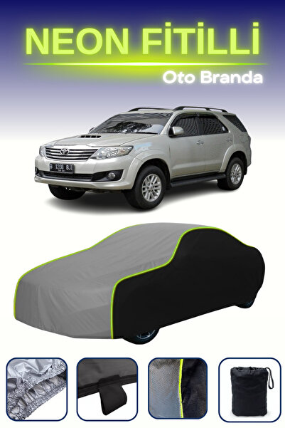 Cemku Fast أسود-رمادي-أسود [تويوتا فورتشنر 2011 - 2015] مشمع سيارة متوافق مع ...