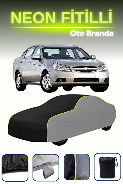 Cemku Shade رمادي-أسود-رمادي [شيفروليه إبيكا] غطاء سيارة متوافق مع حبال النيون، مقاوم للماء والغبار