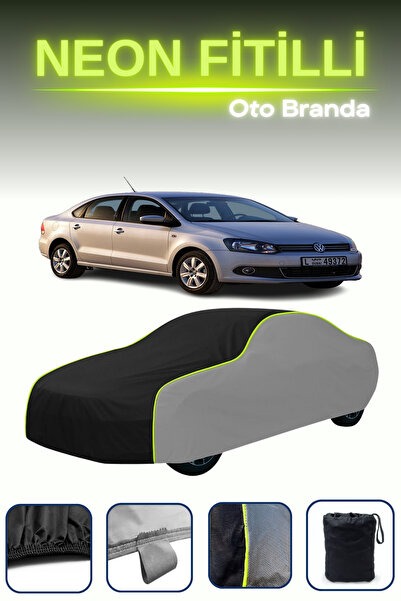 Cemku Shade رمادي-أسود-رمادي [فولكس فاجن فينتو] غطاء سيارة متوافق مع حبال الن...