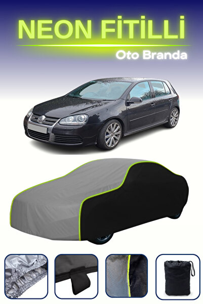 Cemku Fast أسود-رمادي-أسود [Volkswagen Golf V R32 5 أبواب 2005 - 2008] مشمع س...