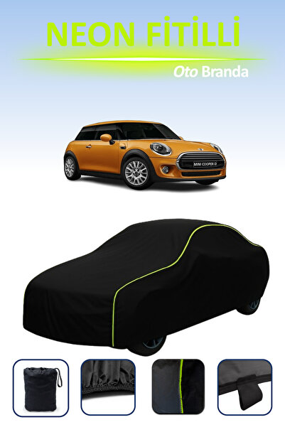 Cemku Cool أسود [ميني كوبر هاتش 5 أبواب 2014 - 2018] متوافق مع القماش النيون ...