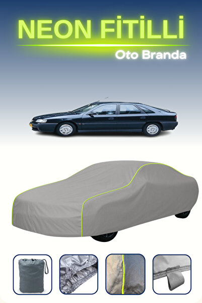 Cemku Shine رمادي [رينو سافران 1992 - 1996] مشمع سيارة متوافق مع حبال النيون،...