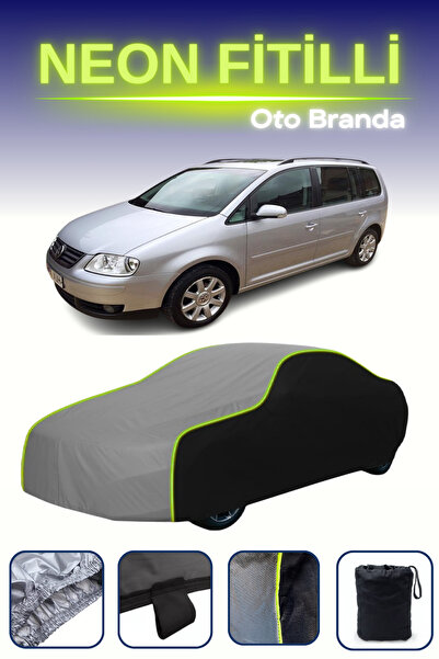 Cemku Fast أسود-رمادي-أسود [فولكس فاجن توران 2003 - 2006] مشمع سيارة متوافق م...