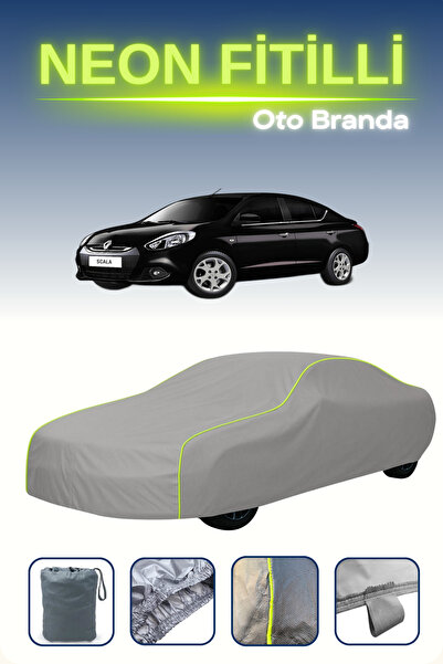 Cemku Shine رمادي [رينو سكالا] مشمع سيارة متوافق مع حبال النيون، مقاوم للماء والغبار