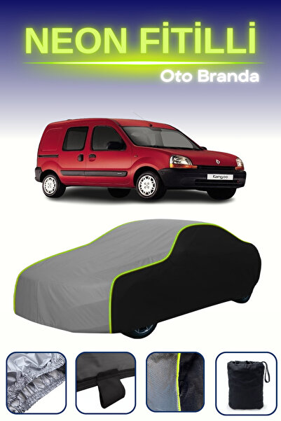 Cemku Fast أسود-رمادي-أسود [رينو كانجو 1997 - 2003] مشمع سيارة متوافق مع حبال...