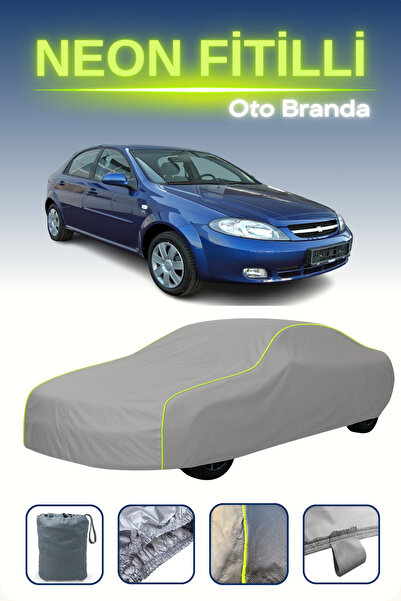 Cemku Shine رمادي [شيفروليه لاسيتي هاتشباك] متوافق مع مشمع السيارة المضلع الن...