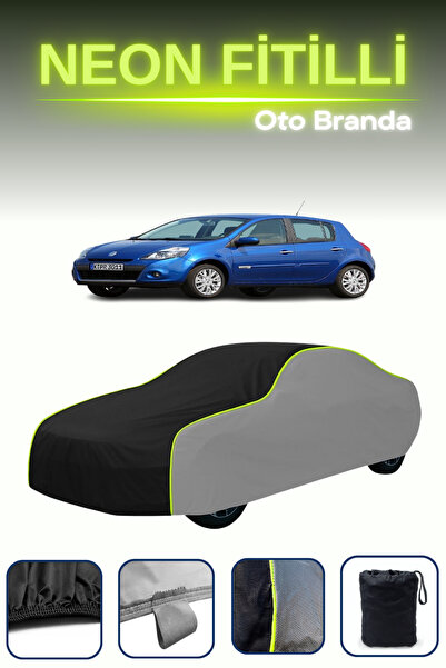 Cemku Shade رمادي-أسود-رمادي [رينو كليو 5-أبواب 2009 - 2012] قماش مشمع سيارة ...