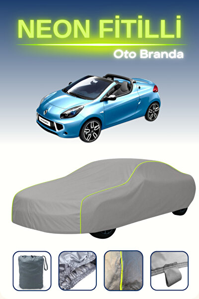 Cemku Shine رمادي [رينو ويند] متوافق مع مشمع السيارة المضلع النيون، مقاوم للم...