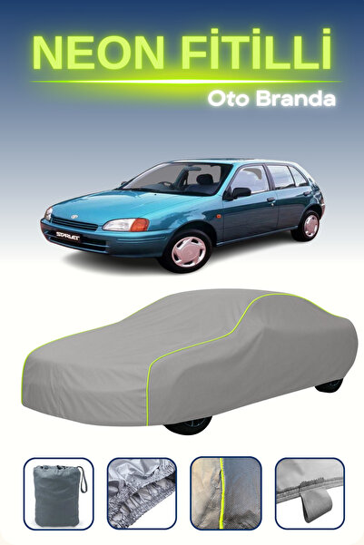 Cemku Shine رمادي [Toyota Starlet 5 أبواب 1996 - 1999] مشمع سيارة متوافق مع ح...