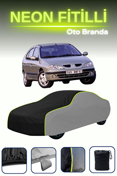 Cemku Shade رمادي-أسود-رمادي [رينو ميجان 5 أبواب 1999 - 2002] قماش سيارة نيون...