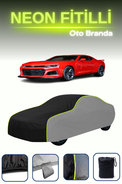 Cemku Shade قماش مشمع رمادي-أسود-رمادي [شيفروليه كامارو 6] قماش مشمع للسيارة ...