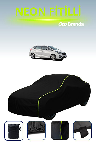 Cemku Cool أسود [كيا روندو 2013 - 2021] مشمع سيارة متوافق مع النيون، مقاوم لل...