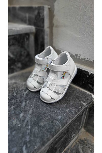 ÖZPINARCI Deri Ortopedik Kız Çocuk Günlük Sandalet