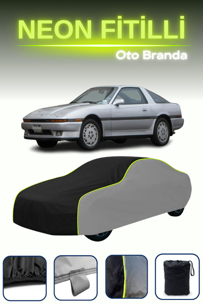 Cemku Shade رمادي-أسود-رمادي [تويوتا سوبرا 3] قماش مشمع متوافق مع قماش مشمع ل...