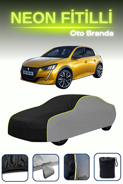 Cemku Shade رمادي-أسود-رمادي [بيجو 208 5 أبواب 2019 - 2021] مشمع سيارة متوافق...