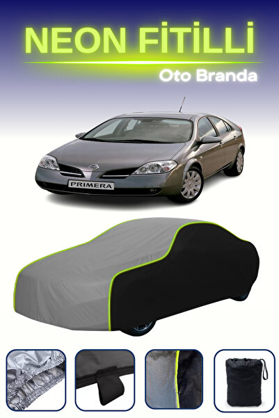 Cemku Fast أسود-رمادي-أسود [نيسان بريميرا هاتشباك 2002 - 2007] مشمع سيارة متوافق مع النيون