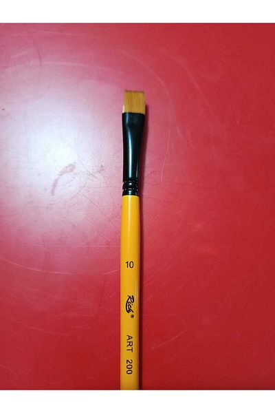 Rich 200 Series Flat Cut Brush No:10 Short Handle