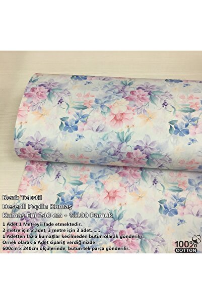evimrenk Dijital Baskı Nevresimlik Poplin Kumaş - %100 Pamuk - Nevresim - Hob...