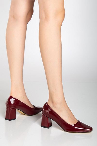 SUİNS SHOES Suins Melby Model Women's 6.5 cm Heeled Patent Leather Shoes