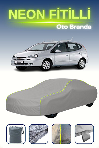 Cemku Shine رمادي [شيفروليه ريزو] مشمع سيارة متوافق مع النيون، مقاوم للماء والغبار