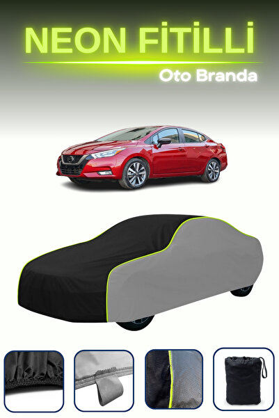 Cemku Shade رمادي-أسود-رمادي [نيسان تيدا/فيرسا 2006 - 2021] مشمع سيارة متوافق...