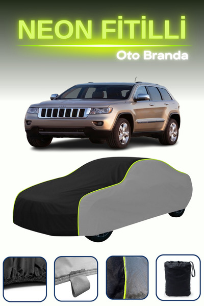 Cemku Shade رمادي-أسود-رمادي [جيب شيروكي 2013 - 2018] مشمع سيارة متوافق مع حب...