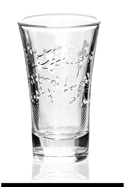 PRATİKOBA Coffee Side Water Glass Set of 6 Beyoğlu Model Royaleks-SGM06323