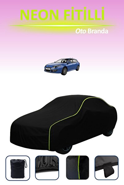 Cemku Cool أسود [رينو لاجونا إستيت 2010 - 2016] مشمع سيارة متوافق مع حبال الن...