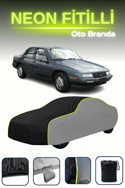 Cemku Shade رمادي-أسود-رمادي [شيفروليه كورسيكا] غطاء سيارة متوافق مع حبال الن...