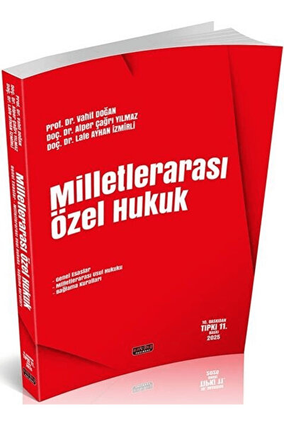 Savaş Yayınevi Milletlerarası Özel Hukuk Konu Anlatımı / Vahit Doğan