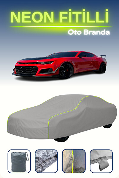 Cemku Shine رمادي [شيفروليه كامارو Zl1 2018 - 2021] مشمع سيارة متوافق مع حبال...