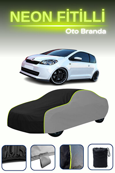 Cemku Shade رمادي-أسود-رمادي [سكودا سيتيجو 3 أبواب 2011 - 2017] مشمع سيارة مت...