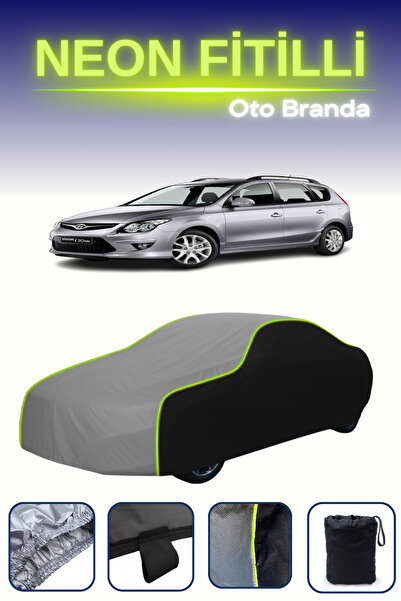 Cemku Fast أسود-رمادي-أسود [Hyundai I30 Estate 2008 - 2012] مشمع سيارة متوافق...