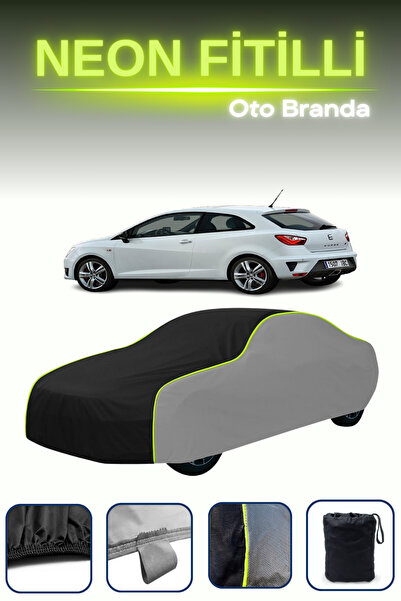 Cemku Shade رمادي-أسود-رمادي [سيات إيبيزا كوبرا 2012 - 2017] قماش مشمع سيارة ...