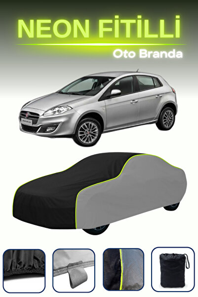 Cemku Shade رمادي-أسود-رمادي [فيات برافو] غطاء سيارة متوافق مع حبال النيون، م...