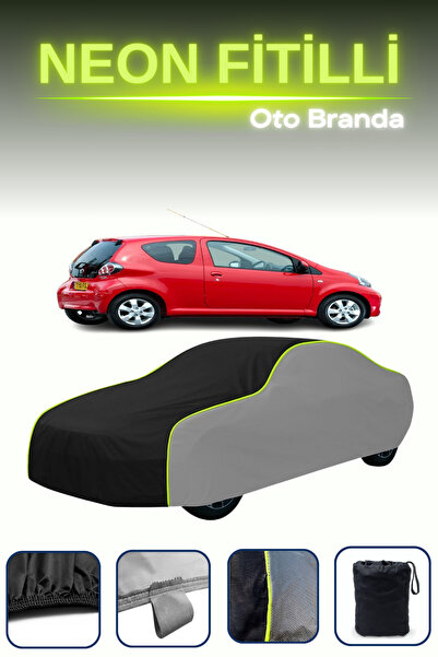 Cemku Shade رمادي-أسود-رمادي [Toyota Aygo 3 أبواب 2009 - 2014] مشمع سيارة متو...