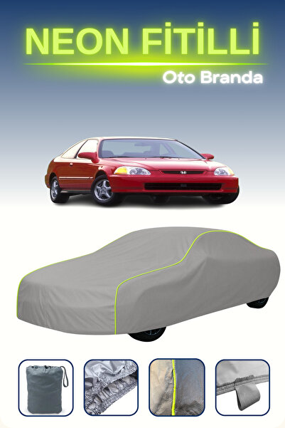 Cemku Shine رمادي [هوندا سيفيك كوبيه 1994 - 1996] مشمع سيارة متوافق مع حبال ا...