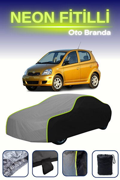 Cemku Fast أسود-رمادي-أسود [تويوتا ياريس 5 أبواب 2003 - 2005] مشمع سيارة متوا...