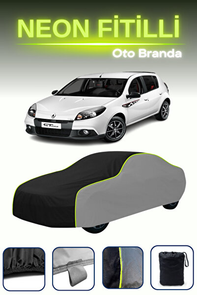 Cemku Shade رمادي-أسود-رمادي [رينو سانديرو جي تي لاين 2012 - 2021] قماش مشمع سيارة نيون مجهز متوافق مع رينو سانديرو جي تي 2012 - 2021