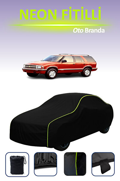 Cemku Cool أسود [شيفروليه بليزر 5 أبواب 1995 - 2005] غطاء سيارة متوافق مع حبال النيون مقاوم للماء والغبار