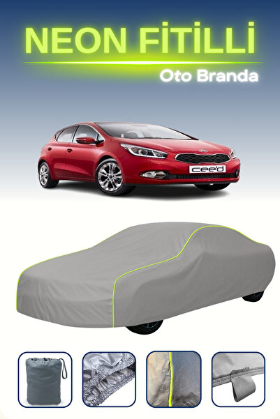 Cemku Shine رمادي [كيا CEE& # 039;D 2015 - 2021] مشمع سيارة متوافق مع حبال ال...