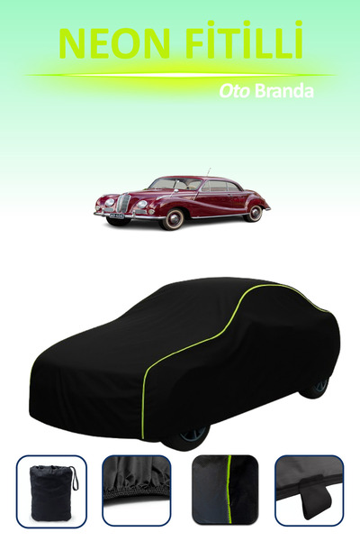 Cemku Cool أسود [Bmw 502 كوبيه 1954 - 1955] مشمع سيارة متوافق مع حبال النيون،...