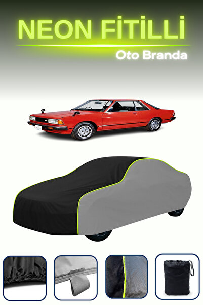 Cemku Shade رمادي-أسود-رمادي [نيسان بلوبيرد كوبيه] غطاء سيارة متوافق مع حبال النيون، مقاوم للماء والغبار