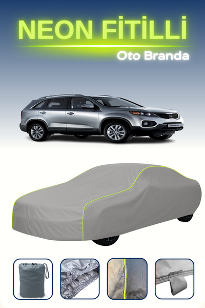 Cemku Shine رمادي [كيا سورينتو 2] مشمع سيارة متوافق مع النيون، مقاوم للماء وا...