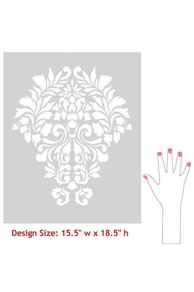 OEM Sablon Perete Vopsire, Tencuiala Dimensiune 900x600 X Mm Grosime 0,7mm Fabric Damask Model Mxsp7509
