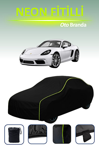 Cemku Cool أسود [بورشه كايمان] مشمع سيارة متوافق مع النيون، مقاوم للماء والغبار